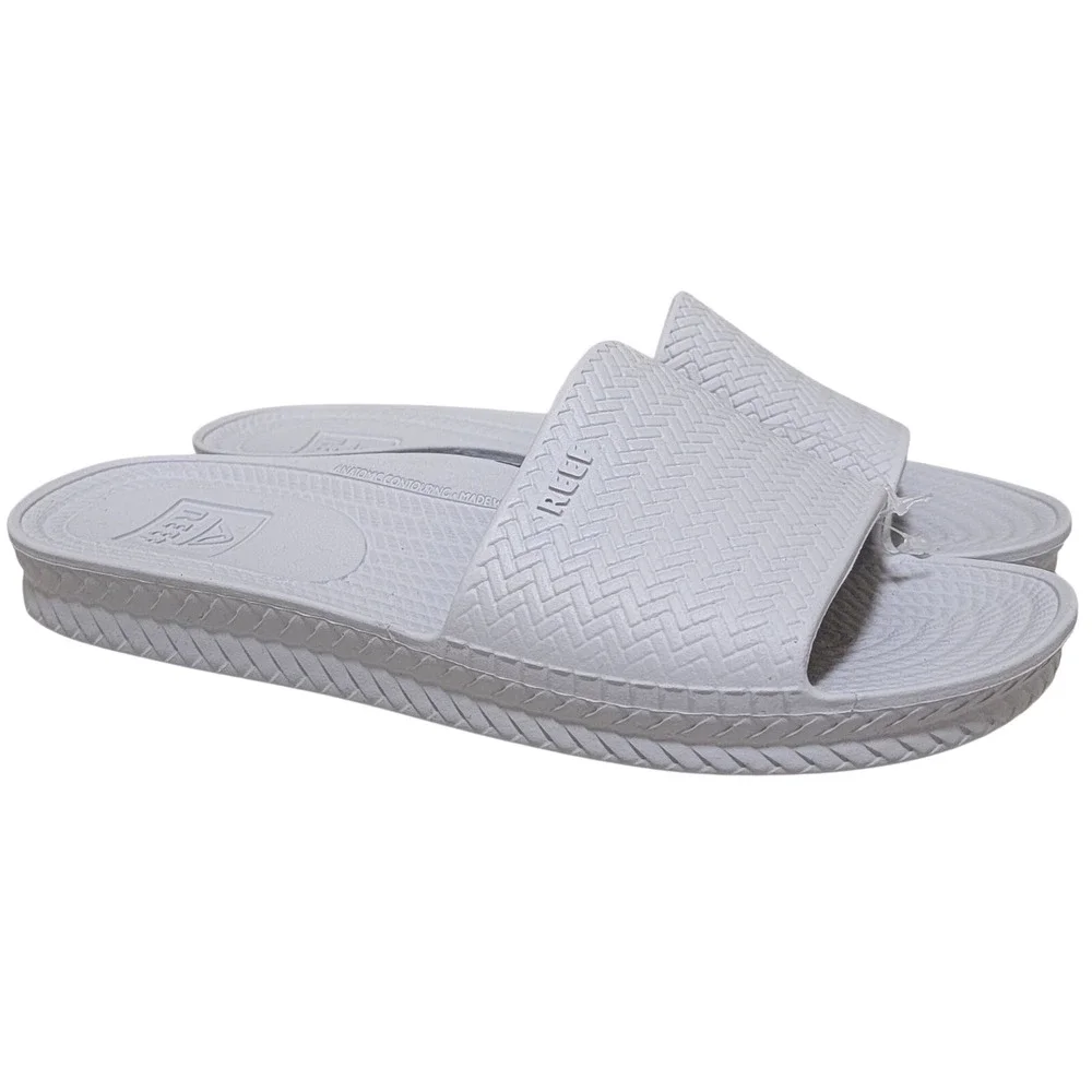 Reef Women Water Scout Slide Sandals Size US 9 Fog Grey Water Friendly